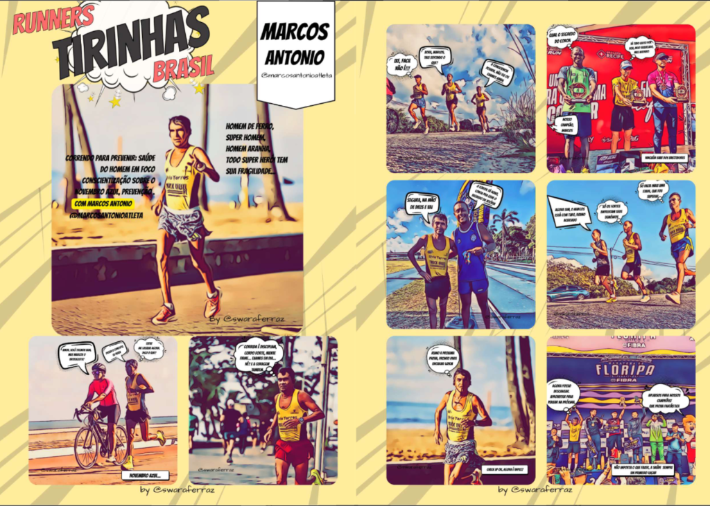 Tirinhas Runners Brasil com Marco Antônio