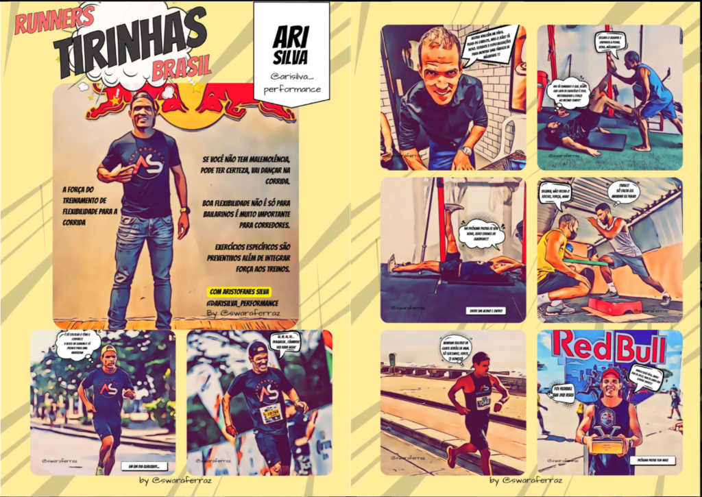 Tirinhas Runners Brasil com Ari Silva