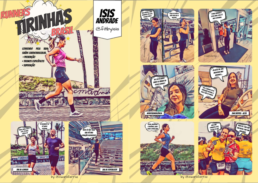 Tirinhas Runners Brasil com Isis Andrade