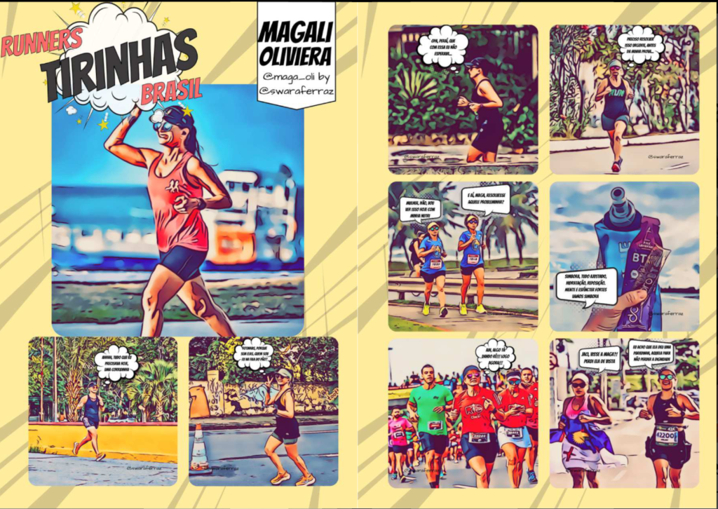 Tirinhas Runners Brasil com Magali Oliveira