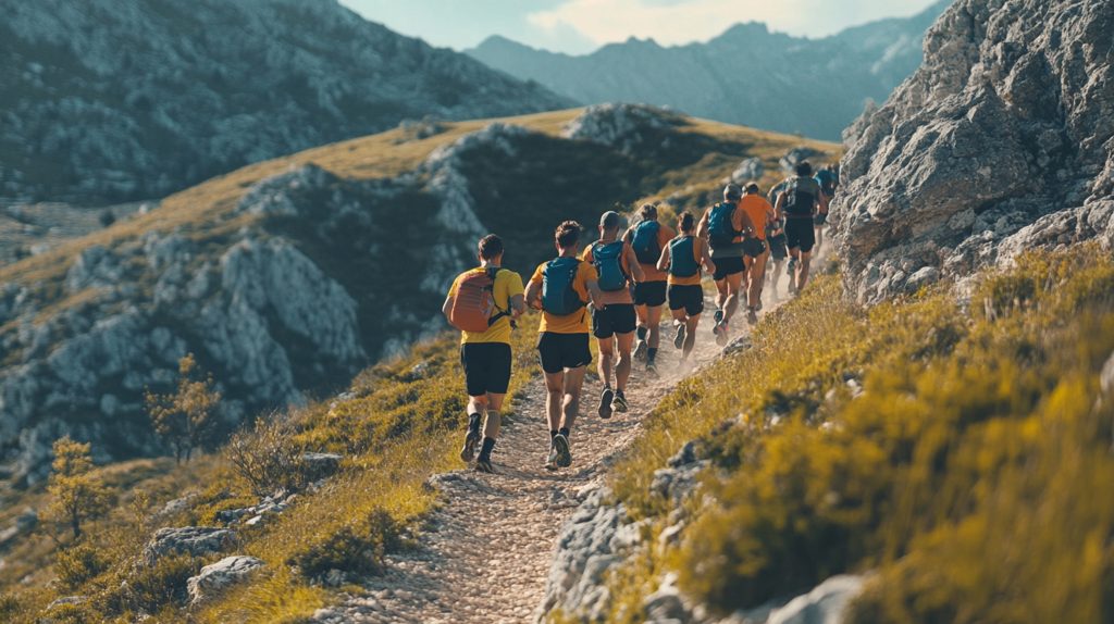 Correr na trilha em grupo, segurança, aventura e pertencimento